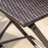 Outdoor Wicker Barstools Faux Rattan Patio Bar Stools Foldable Chair, Multibrown, Set Of 2