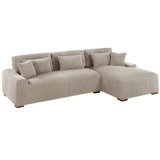 Jaime Modern Sectional Sofa with Pillows
