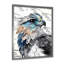 Tête d'aigle avec œil brillant - peinture sur toile-67235982-67235985