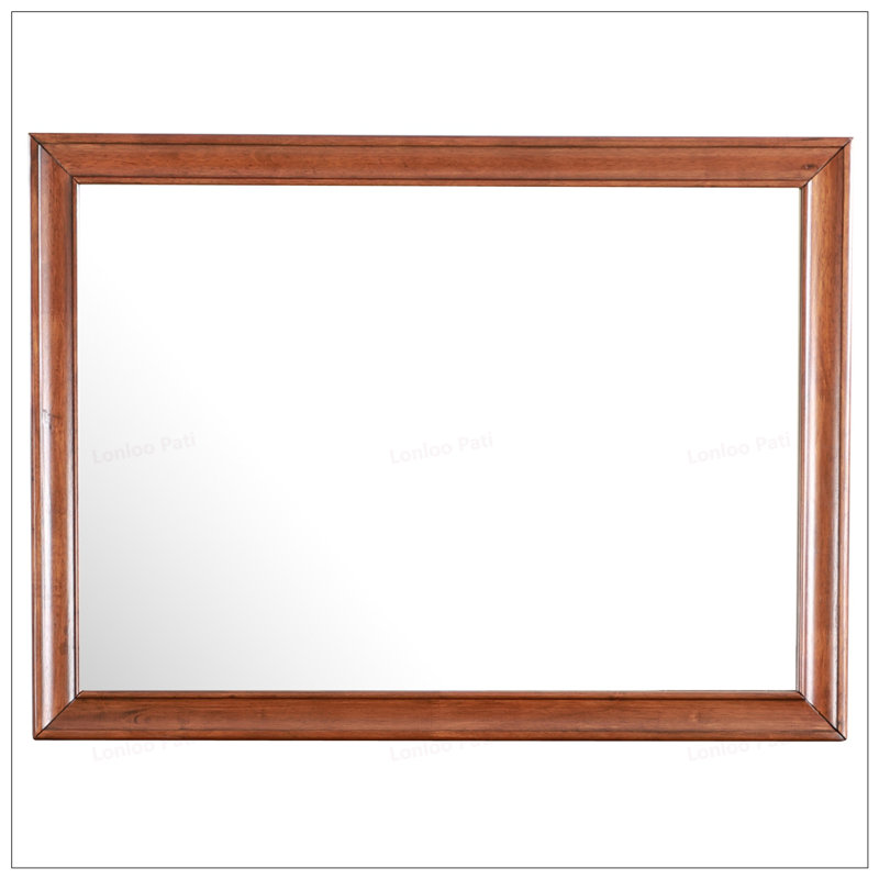 Miroir à grande échelle LaVita, 33 po x 45 po, Chêne