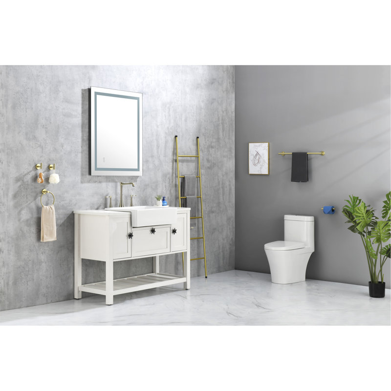 Premium LED Bathroom Mirror With Advanced Functions For Ultimate Convenience, 24" x 32", Rectangle