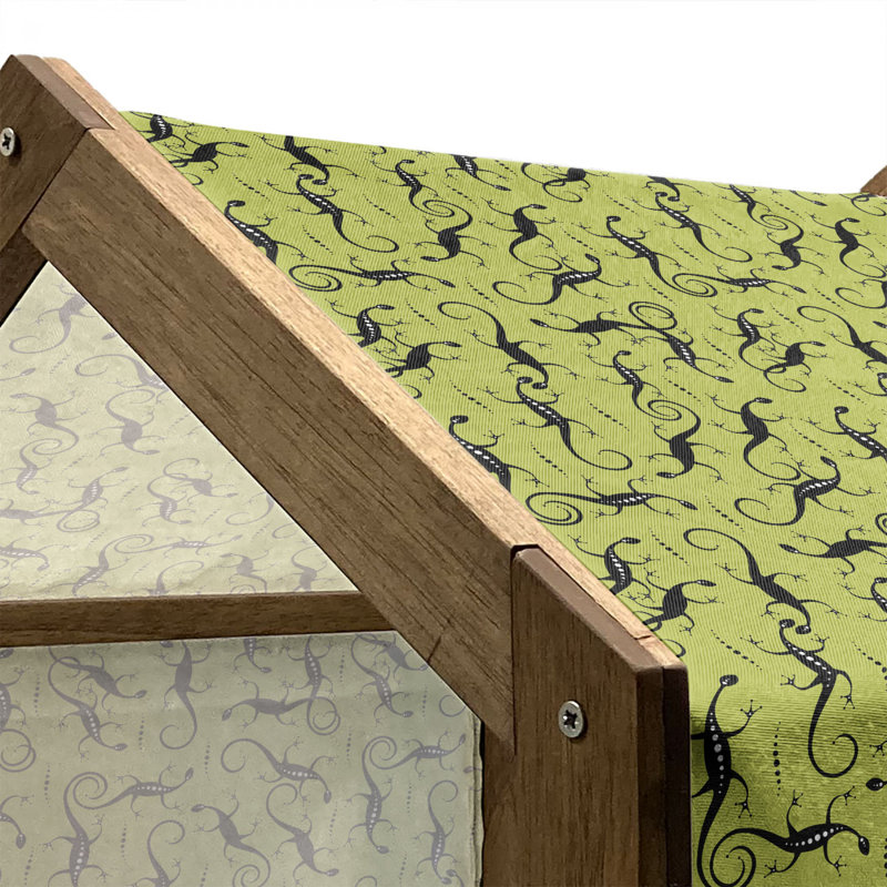 Niche pour chien en bois, H 25,59 po x l 29,53 po x P 21,65 po