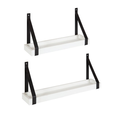 Glenbrook 2 Piece Solid Wood Accent Shelf