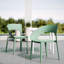Chaise de patio d'extérieur, conception monobloc en polypropylène-2103940262