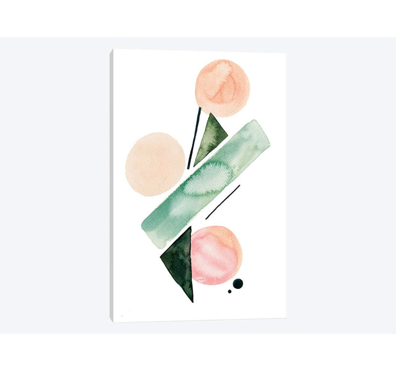 « geometry i », impression sur toile, H 40 po x l 26 po x P 1,5 po, Pas de tapis, Toile tendue