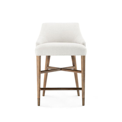 Orion Upholstered Counter Stool with Solid Wood Frame