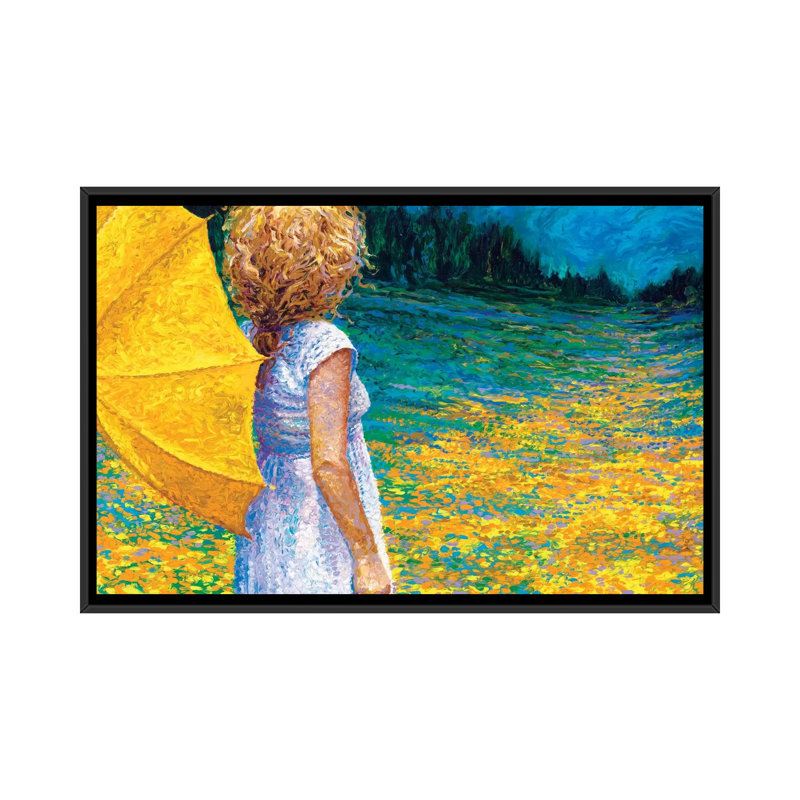 «Past The Property Line» par Iris Scott, reproduction sur toile tendue sur châssis, H 32 po x l 48 po x P 1,5 po