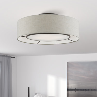 Plafonnier semi-encastré 4 lumières Atef Aprilann