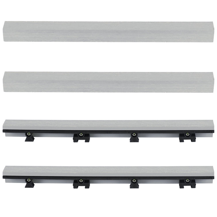 12" x 1" Composite Interlocking Deck Side Trim