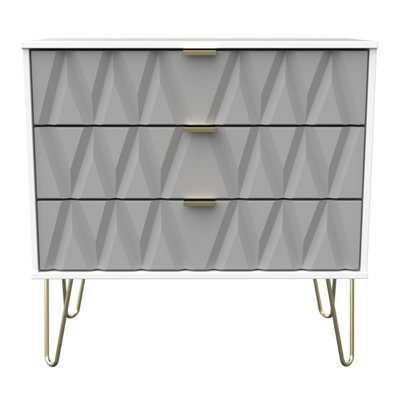 Fully Assembled Cerys 3 Drawer 76.5Cm W Chest of Drawers