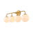 Dimmable Opal Glass Armed Sconce
