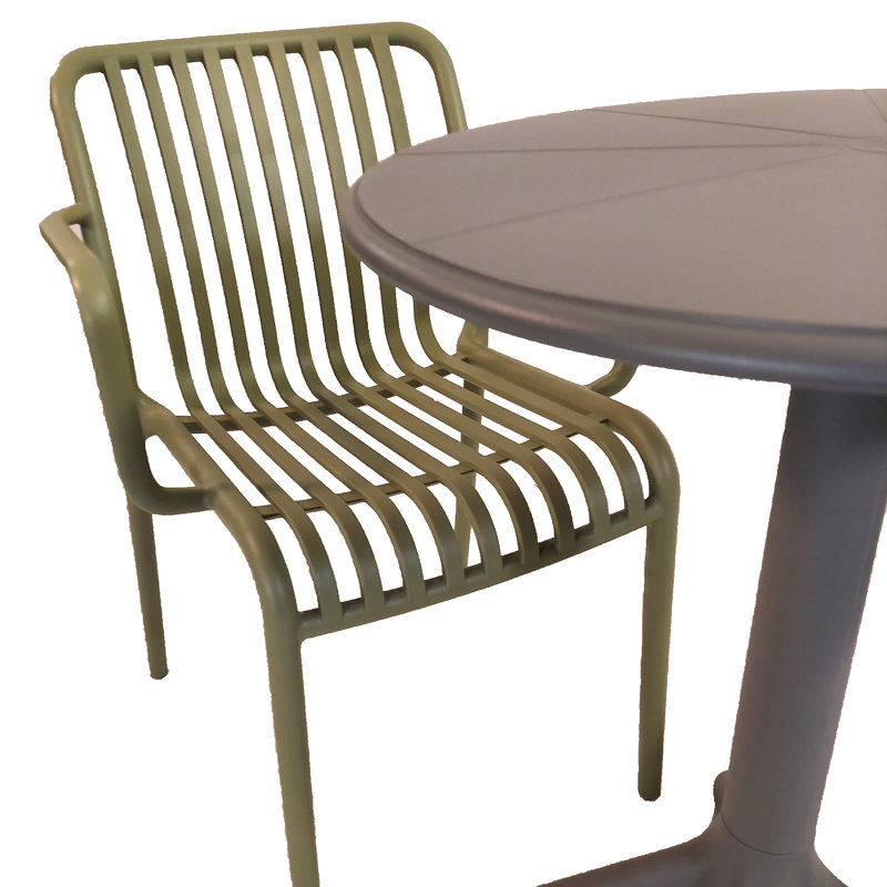 Beven 2 - Person Dining Set, Green/Grey