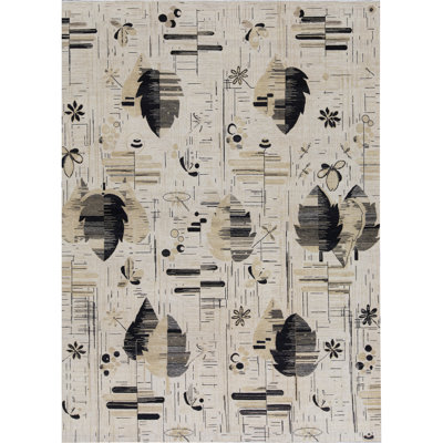 Hand Woven Wool Floral Area Rug