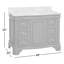 Ensemble de meuble-lavabo simple 48 po Twain avec comptoir vert sauge et comptoir en marbre de Carrare-430001989-456950525