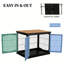 Niche pour chien avec plateau