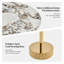 Table de bout moderne 21,65 pouces