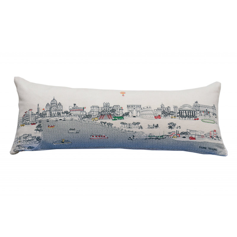 Coussin lombaire Rome, Blanc