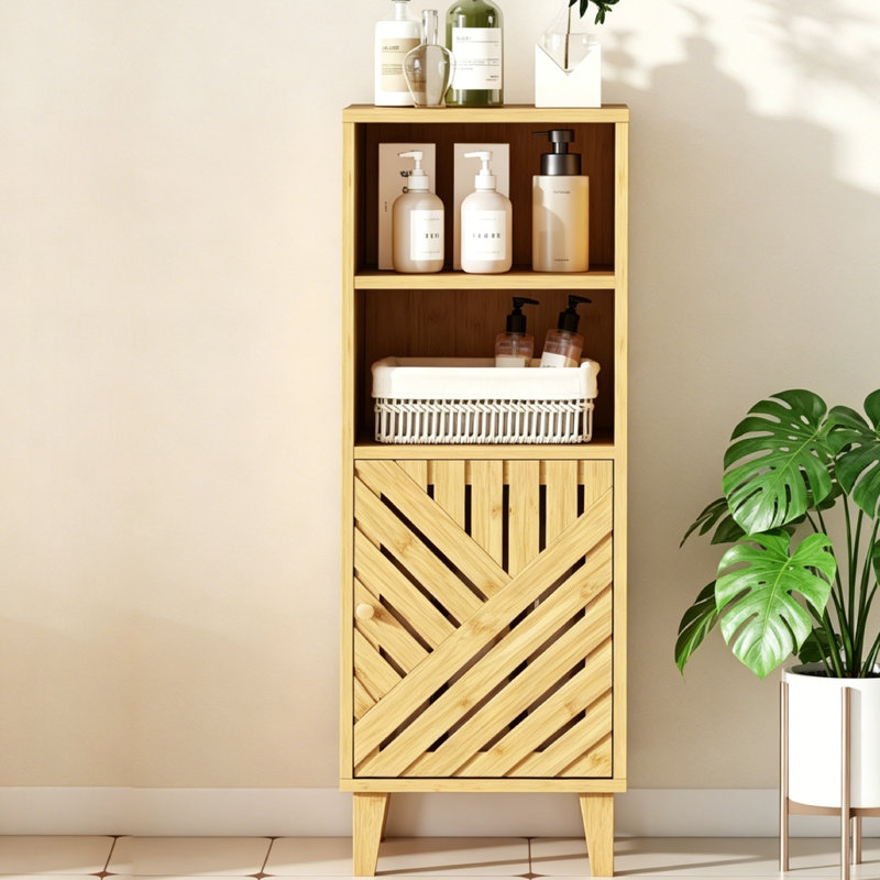 Bamboo Freestanding Bathroom Cabinet