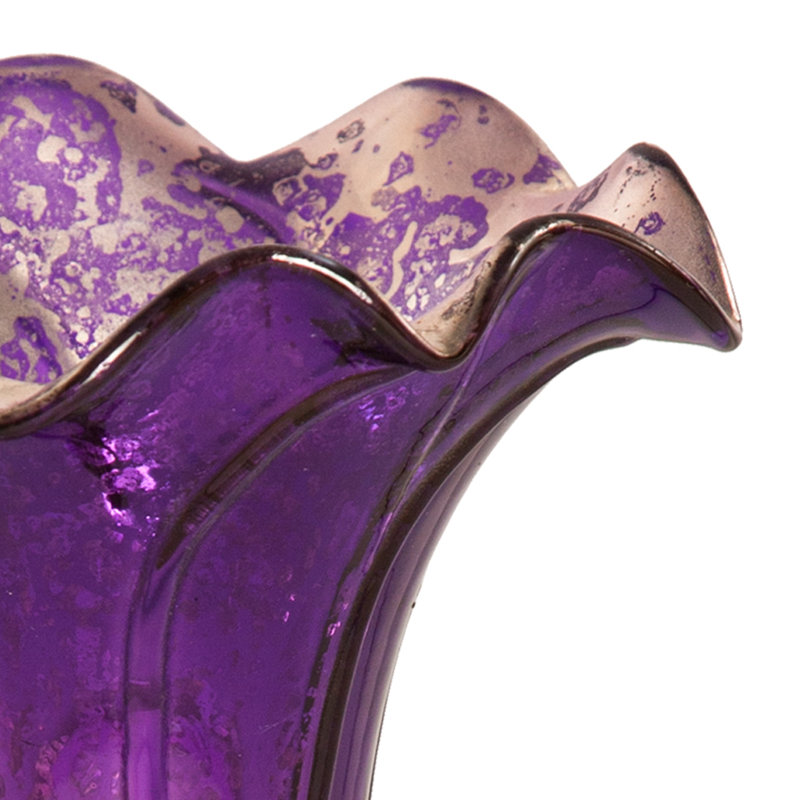 Lampe torchère métallique 8,25 po Kells, Mauve/vert