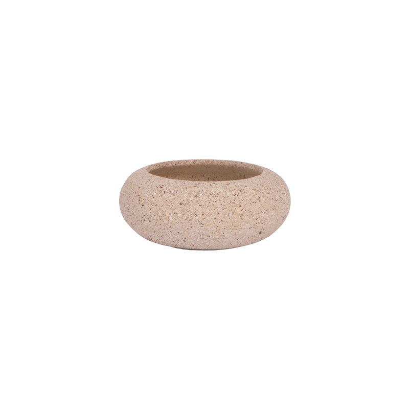 Pot de ciment beige Granito