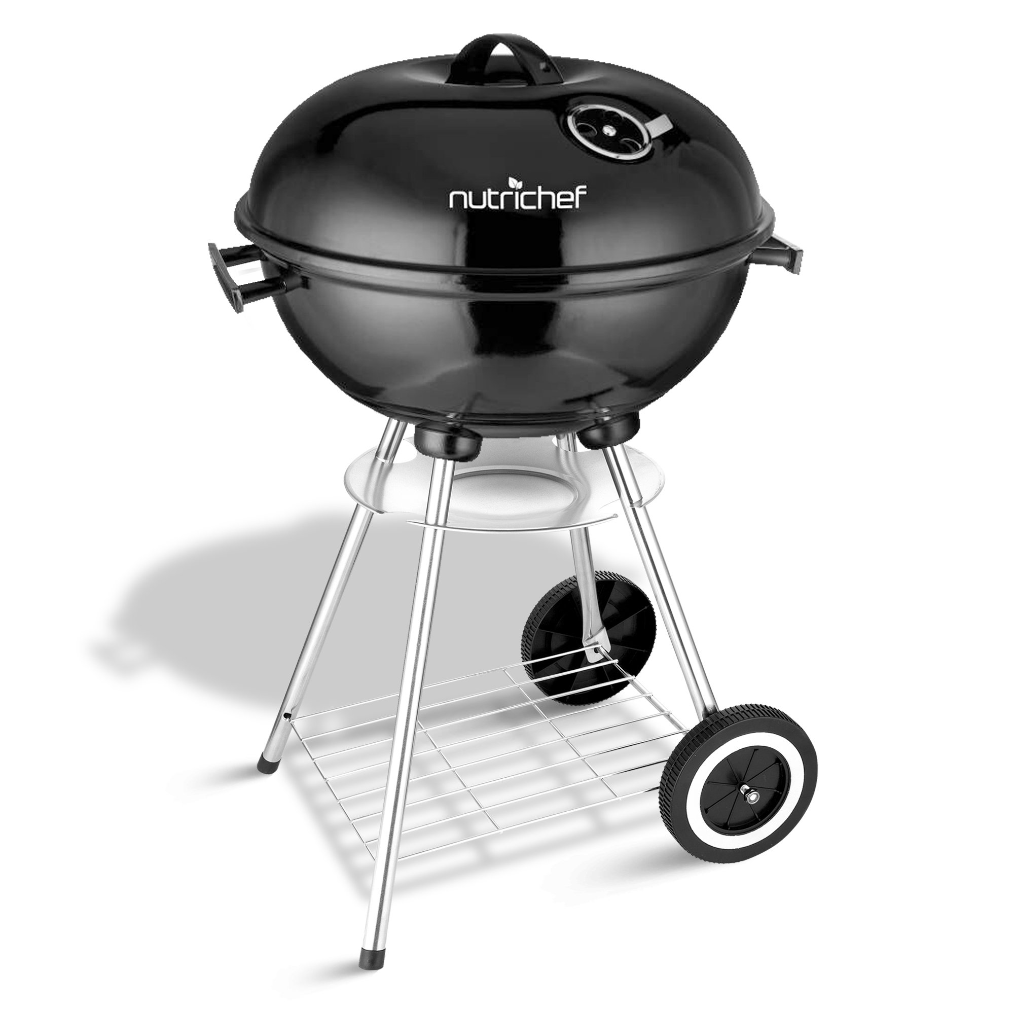 Outsunny 23.25'' W Kettle Charcoal Grill & Reviews