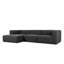 Lawndale 3PC LAF Sectional-Saxon Charcoal-989094324-989094326