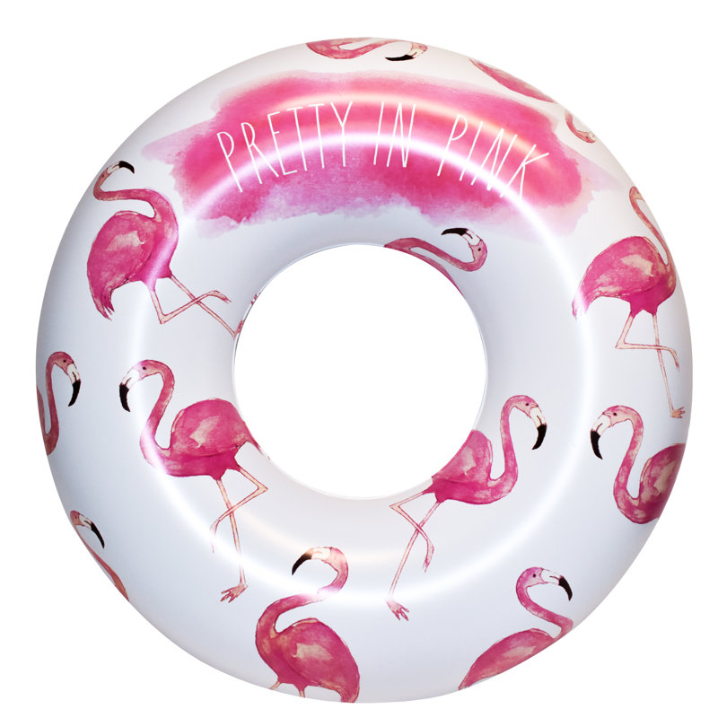 Rae Dunn 48" Ring Float - Flamingo Pattern