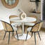 Chaise d'appoint rembourrée en rotin Atwater-1519845856