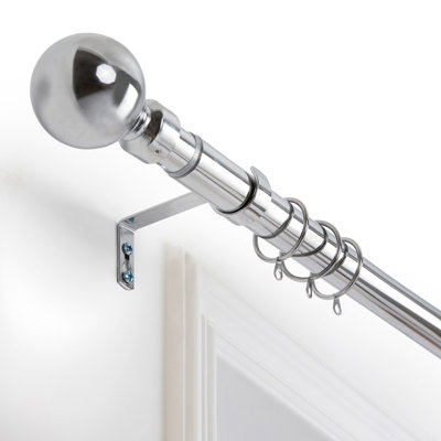 Colman Adjustable 4.5cm Double Curtain Pole