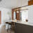 32" 4-Light Modern Gold Crystal Linear Pendant with Adjustable Height for Kitchen Island & Dining Table