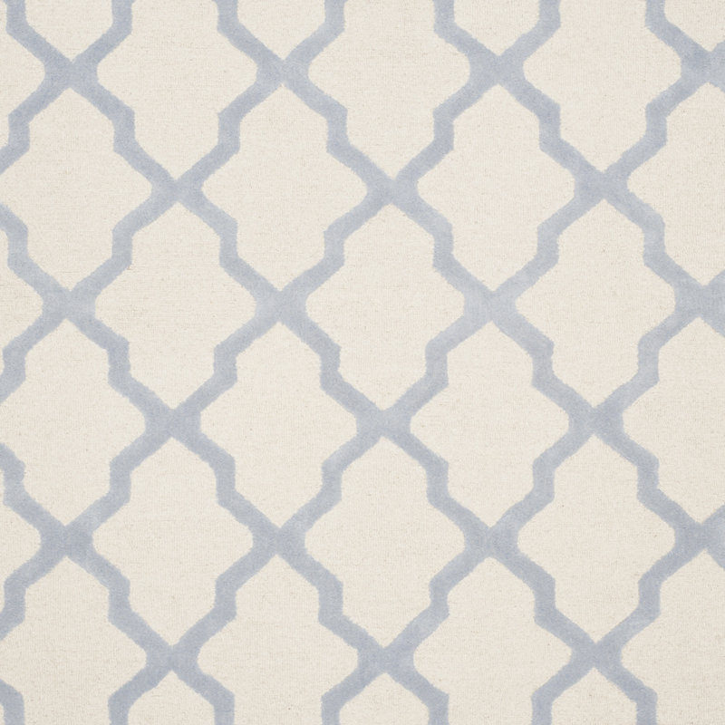 Darbonne Geometric Wool Hand Woven Area Rug, Rectangle 152 x 244 cm