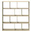 Atyana 141.5 cm H x 132 cm W Book Cabinet Bookcase-907521018
