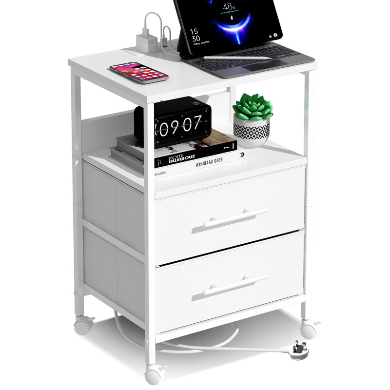 30cm W MDF Bedside Table