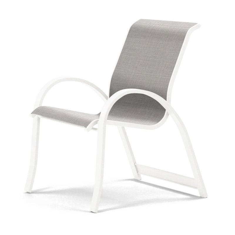 Aruba 1 Outdoor Dining Armchair, White