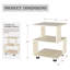Table de chevet en bois manufacturé Nevada-917280487