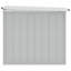 Boîte de rangement vidaXL Acier galvanisé gris, plastique grand