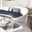 Ensemble de salon en similicuir 4 pièces Daivian-477299978
