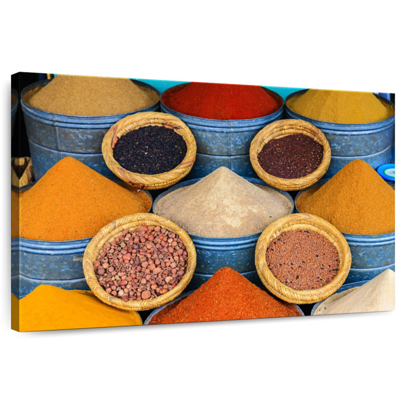 Yarlin Souk Spices, 32" H x 48" W
