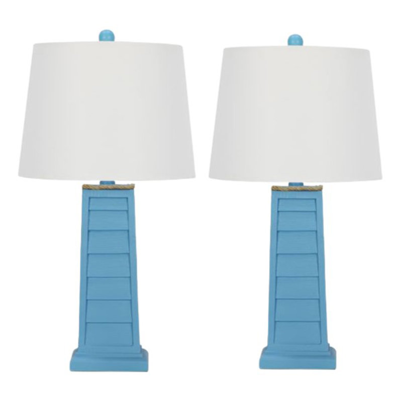 Emre Table Lamp, Light Blue