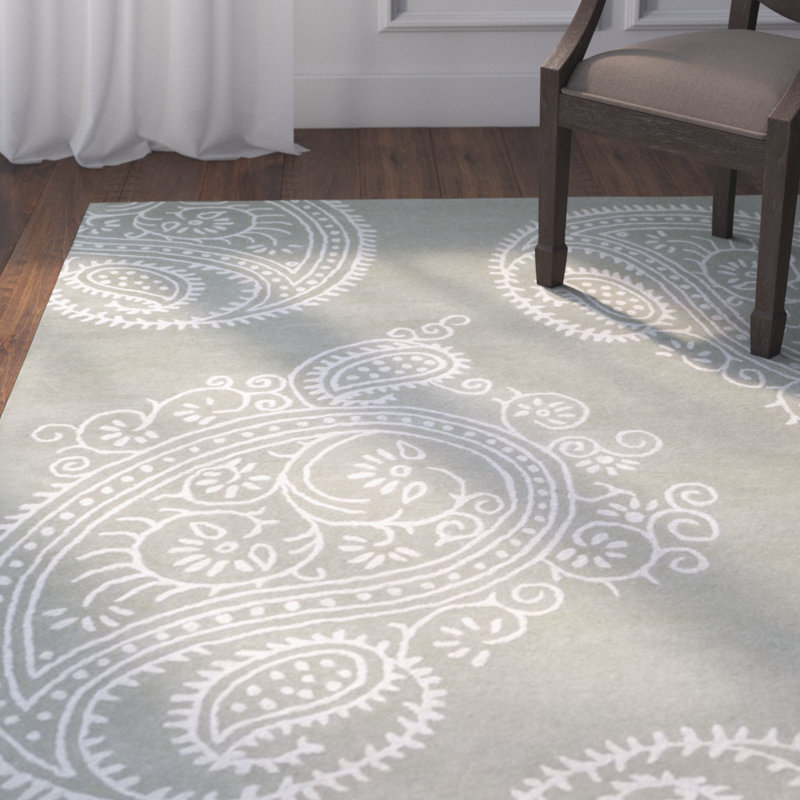 Bella Hand Tufted Wool, Viscose Rug, Rectangle 8' x 10'