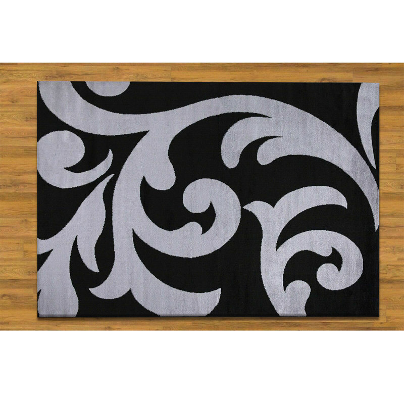 Floral Area Rug, Rectangle 6'8" x 12'6"