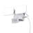 Led Flood Security Light With Gfci Outlets& Motion Sensor, Dusk To Dawn, 5000k Daylight-101189281