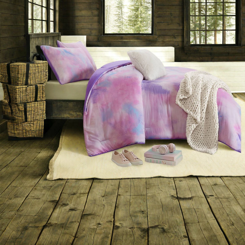 Ensembles de literie pour très grand lit californien de qualité supérieure, teinture à l'aquarelle en polyester pour la maison
