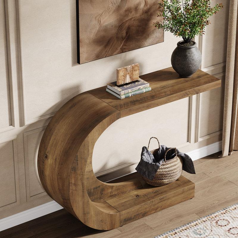 Console Wolbach de 43,3 po de style Wolbach, Brun