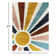 Maust Sunshine Rainbow Shag Rug