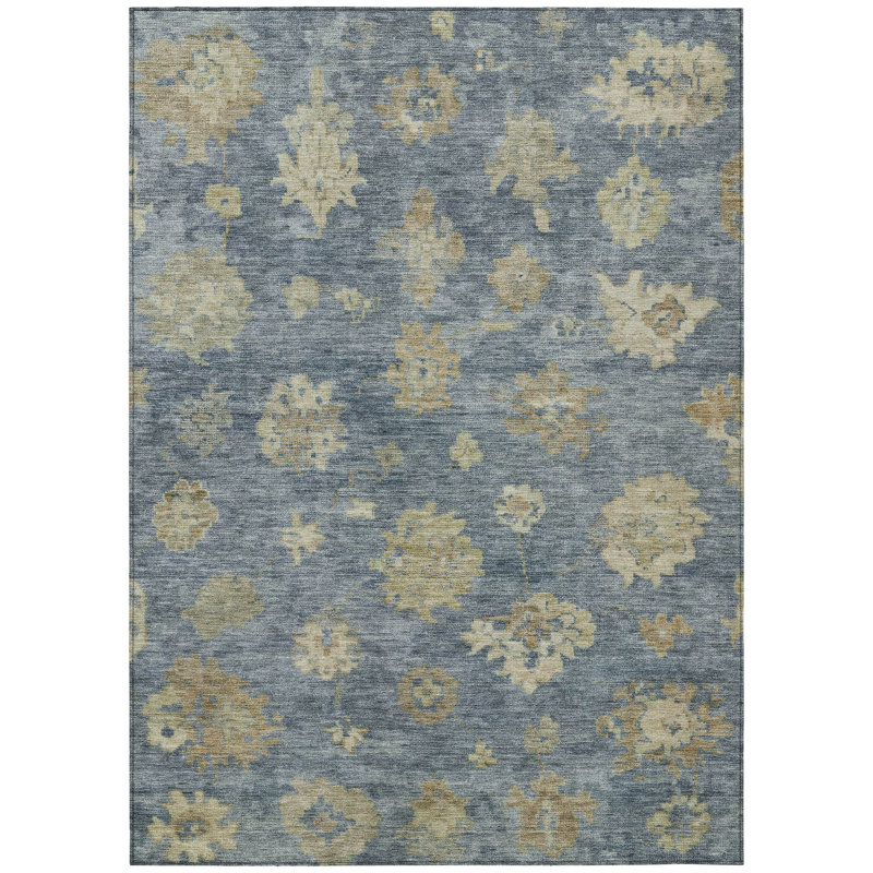 Machine Washable Indoor/Outdoor Chantille ACN2305 Global Rug, Rectangle 3' x 5'