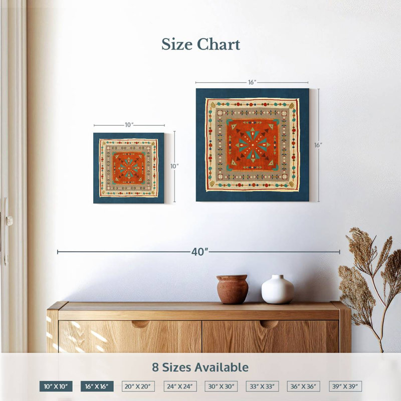 Lelar Southwest At Heart Tile V, H 16 po x l 16 po