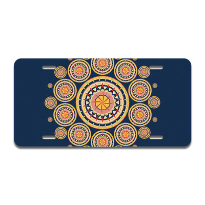 Cadre en aluminium Summer Mandala