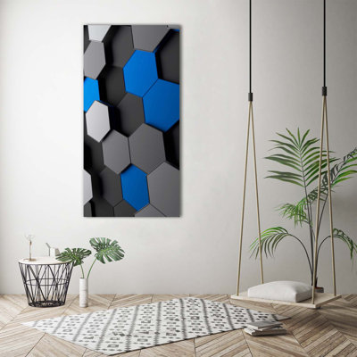 3D Abstraction - Wrapped Canvas Print