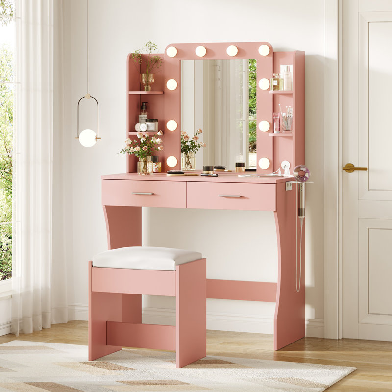 Coiffeuse Jaeli, Pink